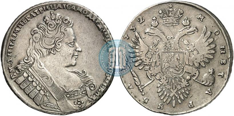 Фото 1 рубль 1732 года  