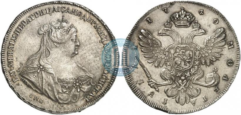 Picture 1 rouble 1740 year СПБ "Petersburg type"