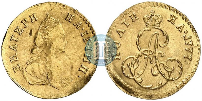 Фото Полтина 1777 года  