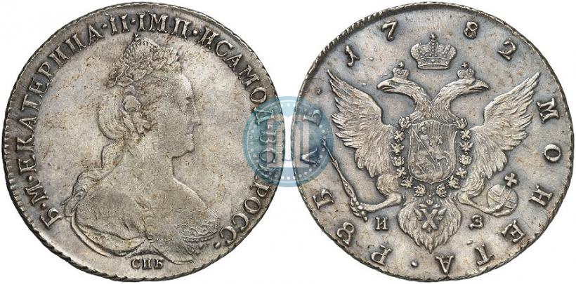 Picture 1 rouble 1782 year СПБ-ИЗ 