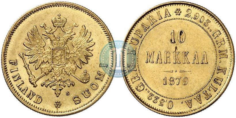 Picture 10 markkaa 1879 year S 