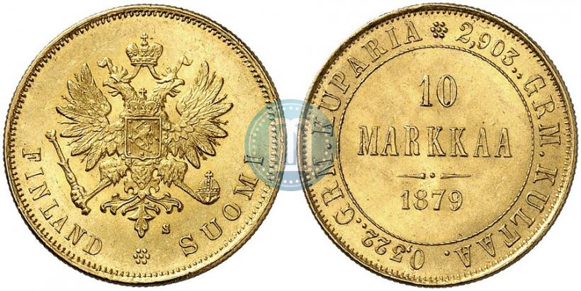 Picture 10 markkaa 1879 year S 