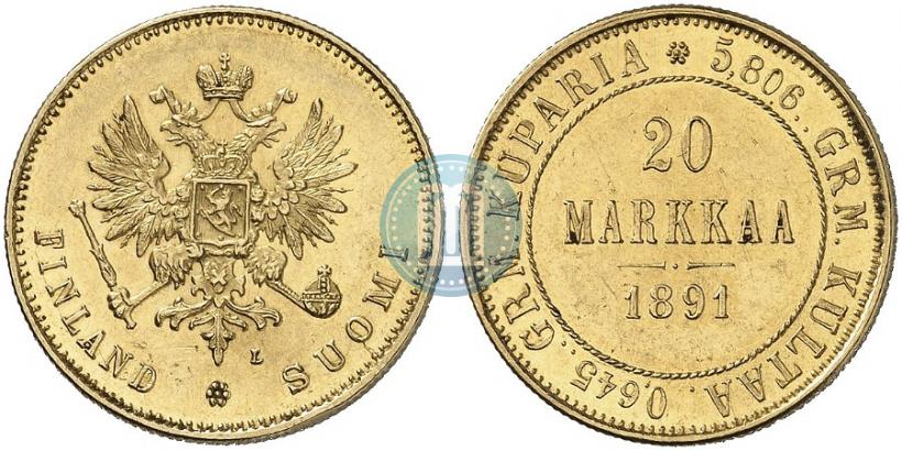 Фото 20 марок 1891 года L 