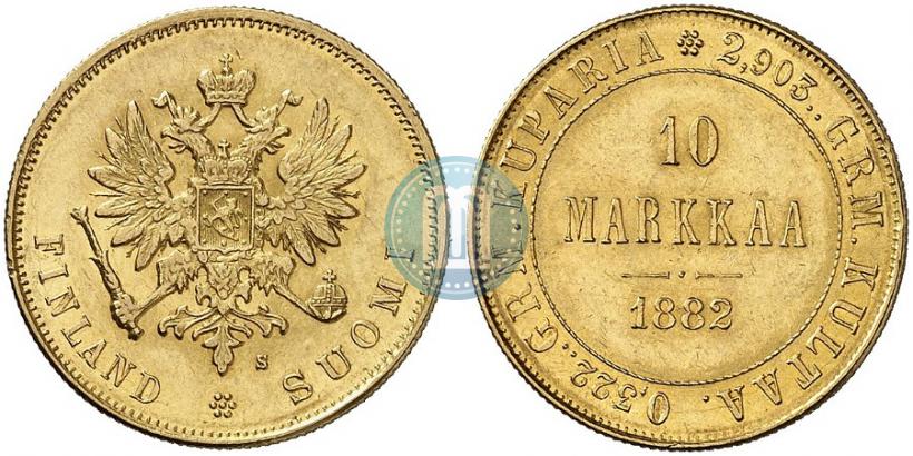 Picture 10 markkaa 1882 year S 