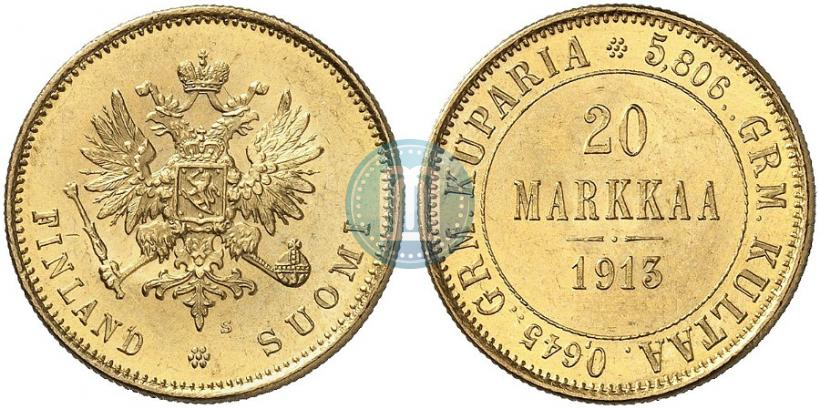 Фото 20 марок 1913 года S 