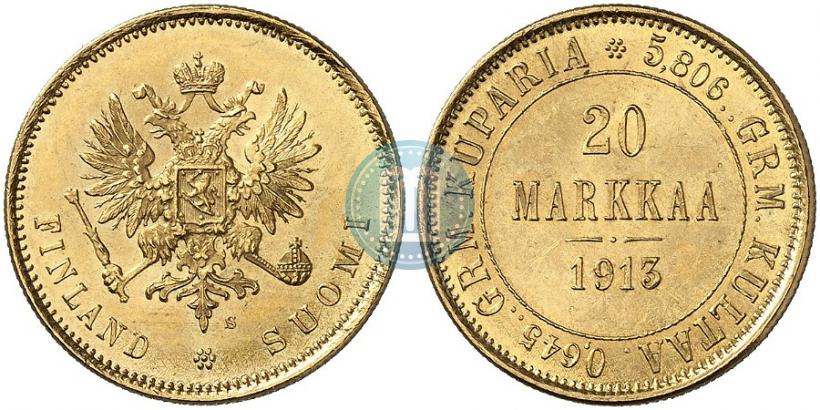 Фото 20 марок 1913 года S 