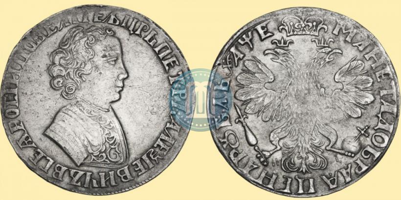 Picture 1 rouble 1705 year МД 