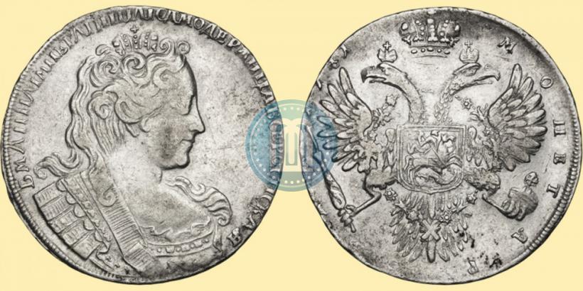 Picture 1 rouble 1731 year  
