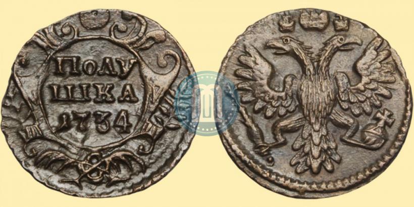 Picture Polushka 1734 year  