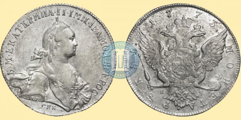 Picture 1 rouble 1773 year СПБ-ЯЧ-Т.I. 