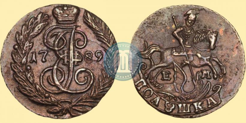 Фото Полушка 1789 года ЕМ 