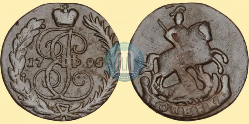 Picture 1 kopeck 1795 year  