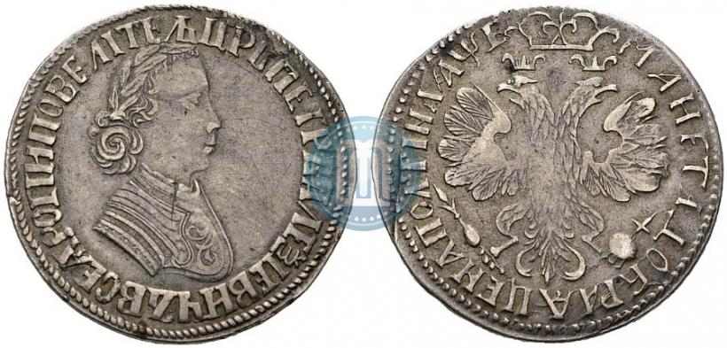 Фото Полтина 1705 года  "Портрет работы Ф. Алексеева"