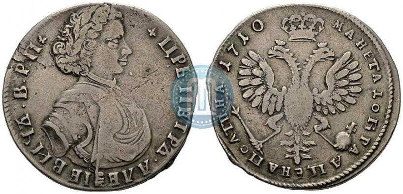 Picture Poltina 1710 year  "Portrait of 1707"