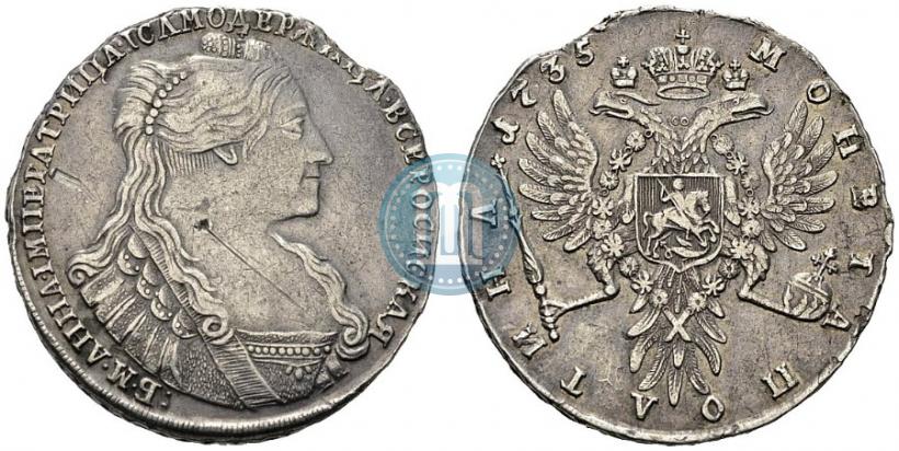 Picture Poltina 1735 year  