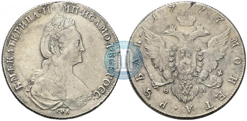 Picture 1 rouble 1777 year СПБ-ФЛ 