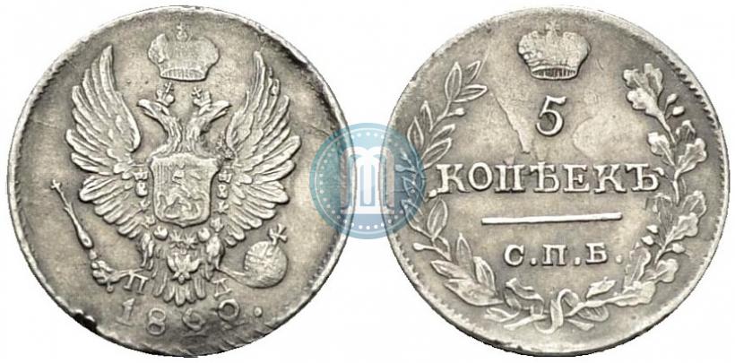 Picture 5 kopecks 1822 year СПБ-ПД 
