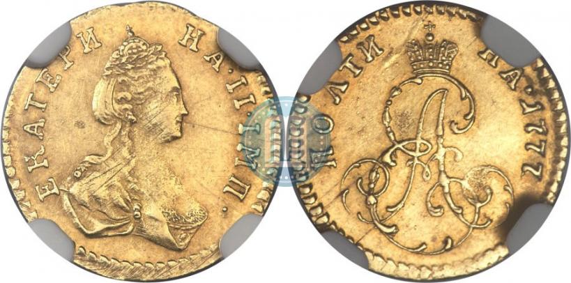 Фото Полтина 1777 года  