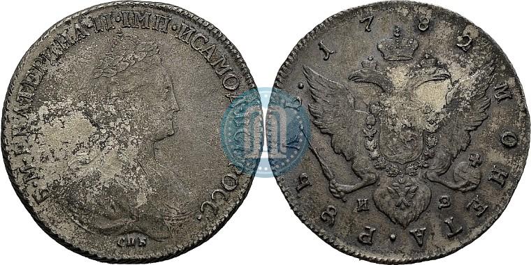 Picture 1 rouble 1782 year СПБ-ИЗ 