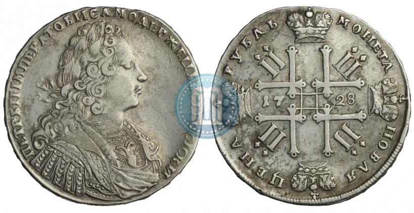 Picture 1 rouble 1728 year  "Type of 1728"