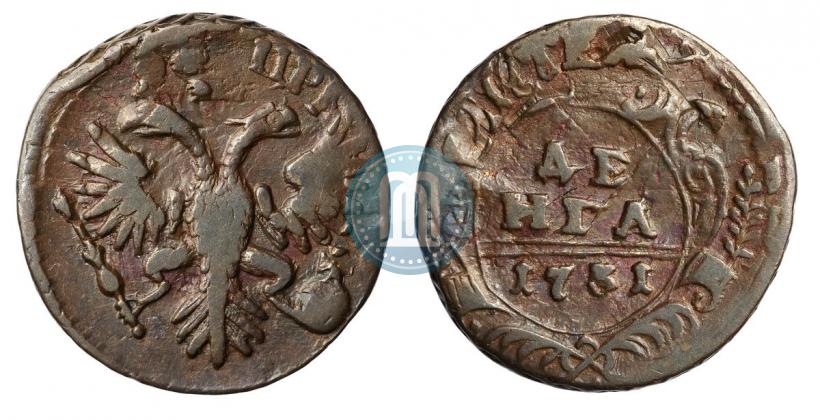 Фото Денга 1731 года  