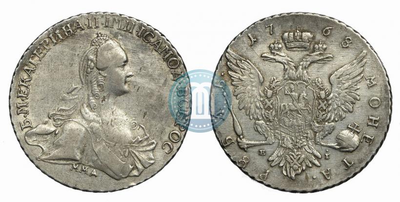 Picture 1 rouble 1768 year ММД-EI 