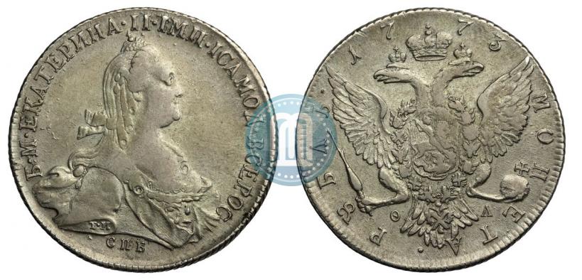 Фото 1 рубль 1773 года СПБ-ФЛ 