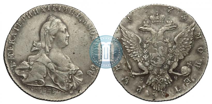 Фото 1 рубль 1773 года СПБ-ЯЧ-Т.И. 