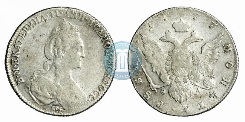Picture 1 rouble 1777 year СПБ-ФЛ 