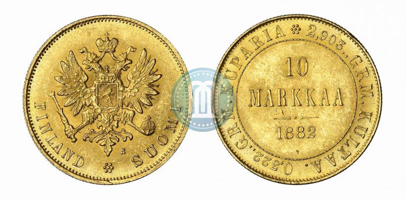 Picture 10 markkaa 1882 year S 