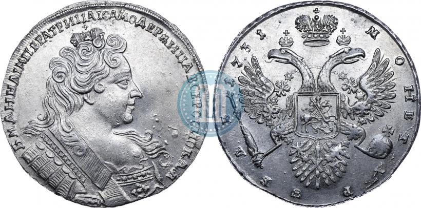 Picture 1 rouble 1731 year  