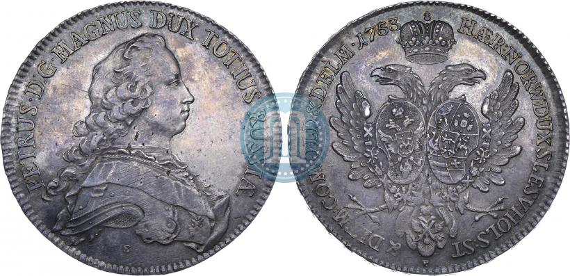 Фото Талер 1753 года P "Альбертусталер"
