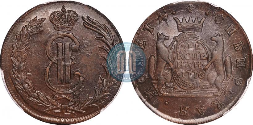Picture 2 kopecks 1776 year КМ 