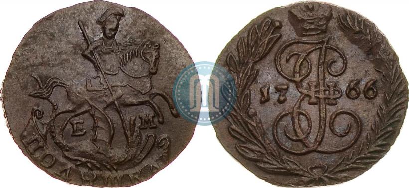 Фото Полушка 1766 года ЕМ 