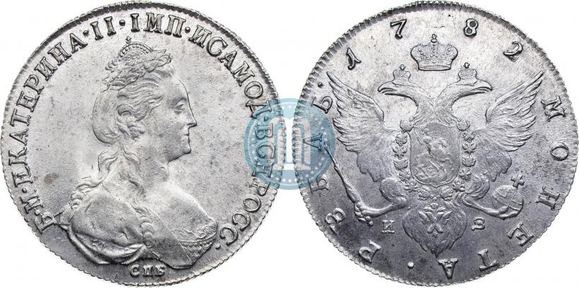 Picture 1 rouble 1782 year СПБ-ИЗ 