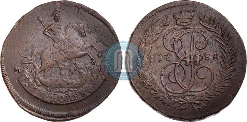Picture 2 kopecks 1788 year ММ 