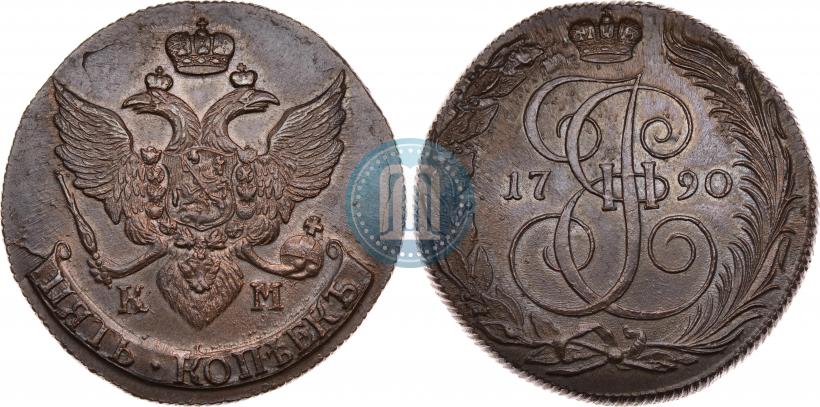 Picture 5 kopecks 1790 year КМ 