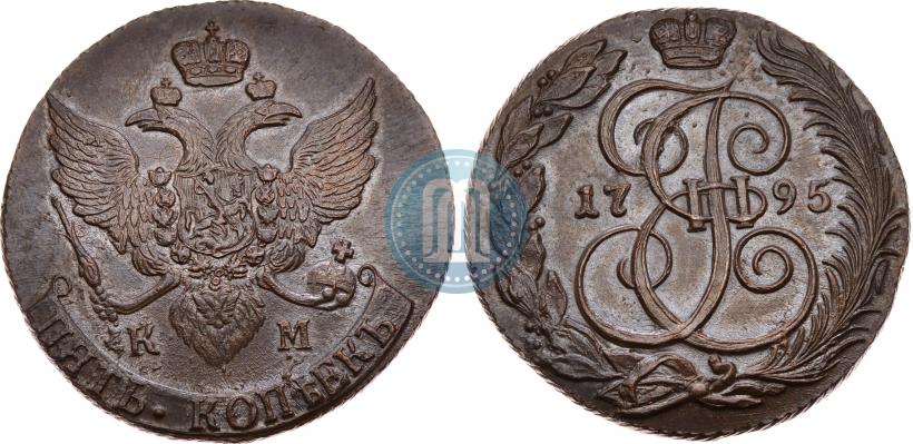 Picture 5 kopecks 1795 year КМ 