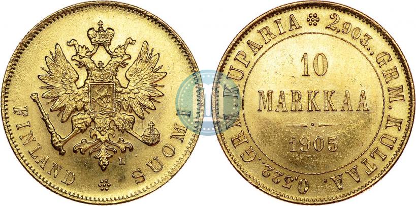 Picture 10 markkaa 1905 year L 