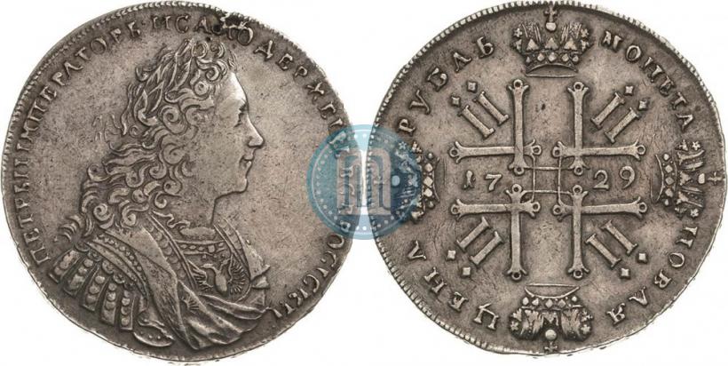 Picture 1 rouble 1729 year  "Type of 1728"