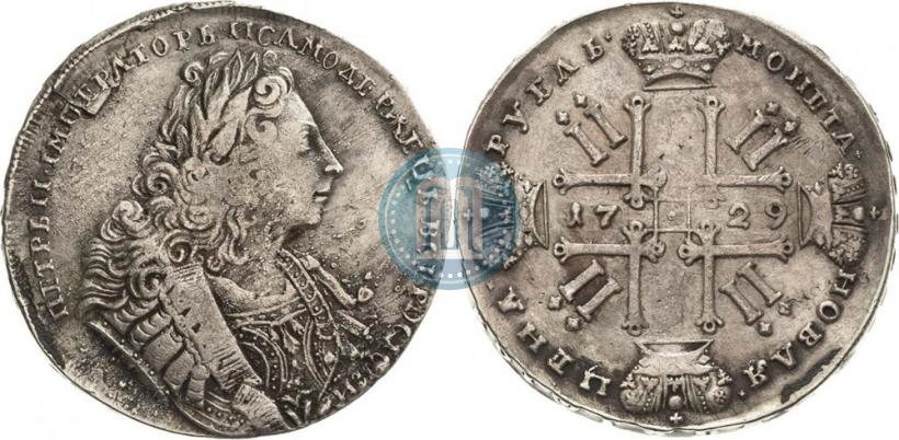 Picture 1 rouble 1729 year  "Type of 1729"