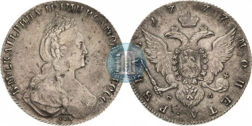 Picture 1 rouble 1777 year СПБ-ФЛ 