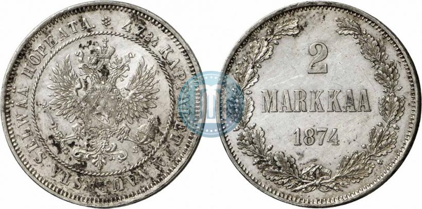Фото 2 марки 1874 года S 