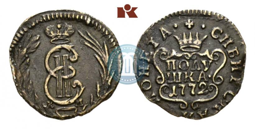Фото Полушка 1772 года КМ 