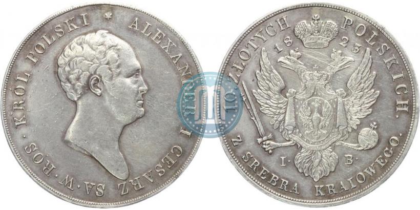 Picture 10 złotych 1823 year IB 