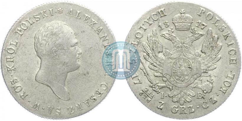 Picture 5 złotych 1817 year IB 