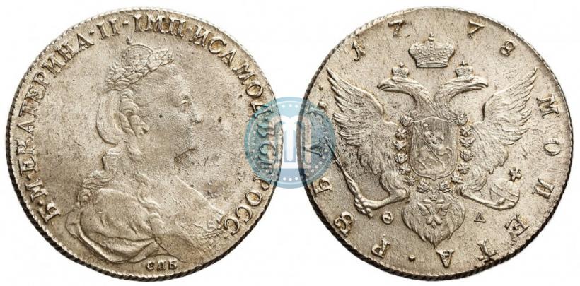 Picture 1 rouble 1778 year СПБ-ФЛ 