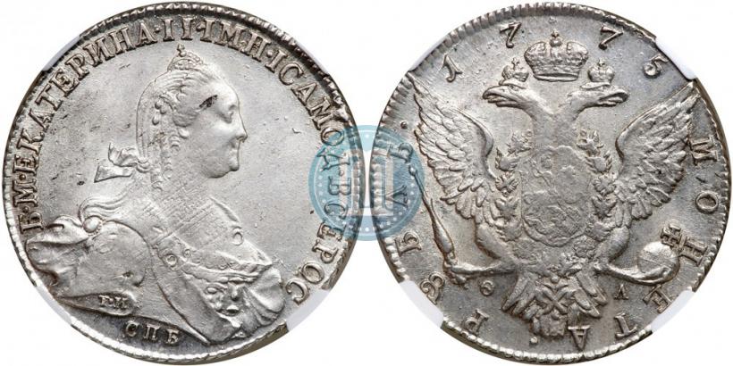 Picture 1 rouble 1775 year СПБ-ФЛ 