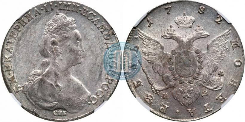 Picture 1 rouble 1782 year СПБ-ИЗ 