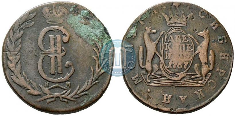 Picture 2 kopecks 1767 year КМ 